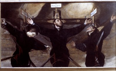 Drei Jesuitenmärtyrer Japans von Guido Cagnacci