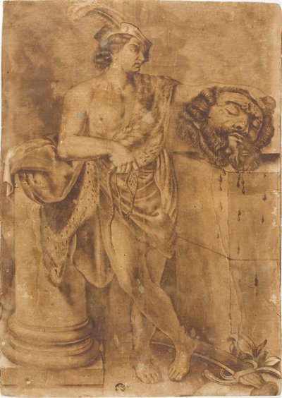 David mit dem Kopf von Goliath von Guido Reni