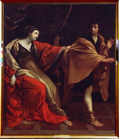 Joseph und die Frau des Potiphar (Joseph flieht vor der Frau des Potiphar) von Guido Reni