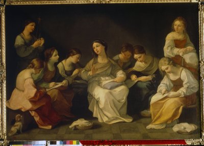Die Erziehung der Jungfrau Maria von Guido Reni
