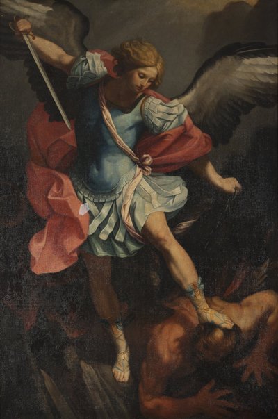 Der Erzengel Michael besiegt Satan von Guido Reni