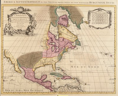 Ostkanada, Ost-USA, Mexiko, Guatemala, El Salvador, Belize, Honduras, Nicaragua, Costa Rica, Panama, Antigua und Barbuda, Die Bahamas, Barbados, Kuba, Dominica, Jamaika, Grenada, Haiti, Dominikanische Republik, Saint Kitts und Nevis, Saint Lucia, S von Guillaume Delisle