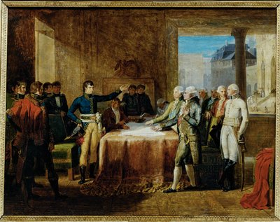 Vorbereitungen zum Frieden in Leoben von Guillaume Lethiere