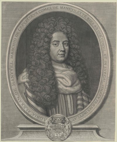Adrien-Alexandre Marquis Comte de Manevilette Crevecoeur von Guillelmus Vallet