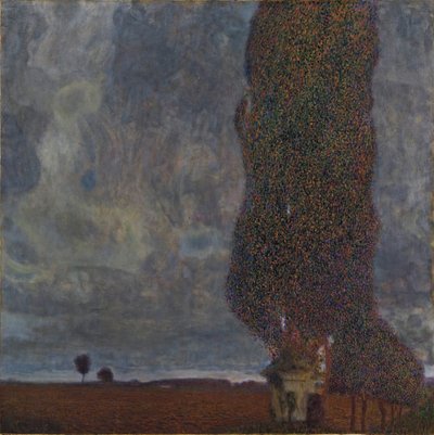 Nahendes Gewitter Der große Pappel II, 1903 von Gustav Klimt