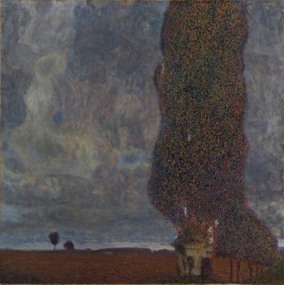 Aufziehendes Gewitter (Die große Pappel II) von Gustav Klimt