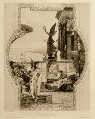 Das antike Theater in Taormina von Gustav Klimt
