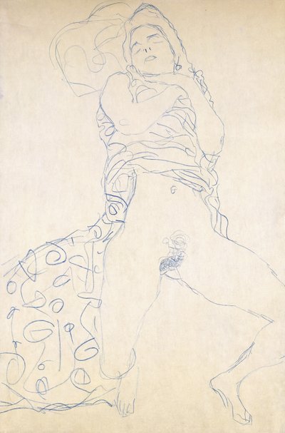 Halbakt, 1913 von Gustav Klimt