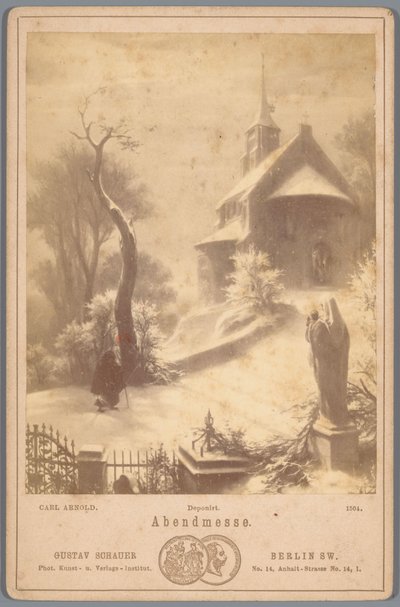Abendmesse von Carl Arnold von Gustav Schauer