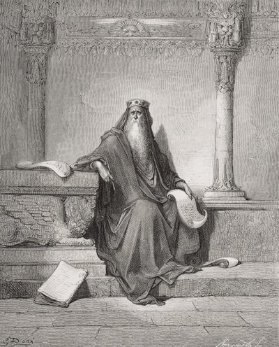 Salomo, Illustration aus Dores 