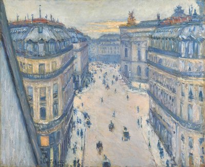 Halévy-Straße, Blick vom siebten Stock von Gustave Caillebotte
