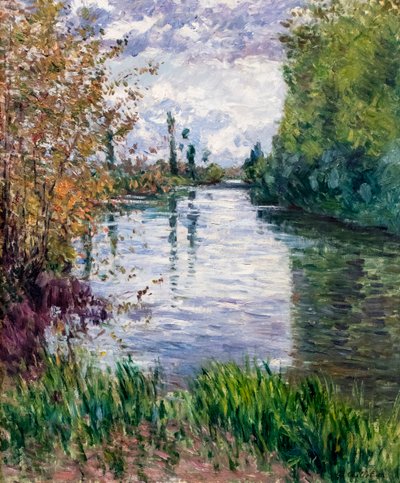 Le petit bras de la Seine im Herbst, ca. 1890 von Gustave Caillebotte