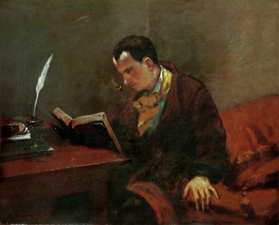 Charles Baudelaire, französischer Dichter von Gustave Courbet