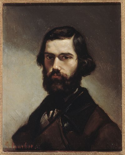 Porträt von Jules Vallès (1832-1885), Schriftsteller von Gustave Courbet