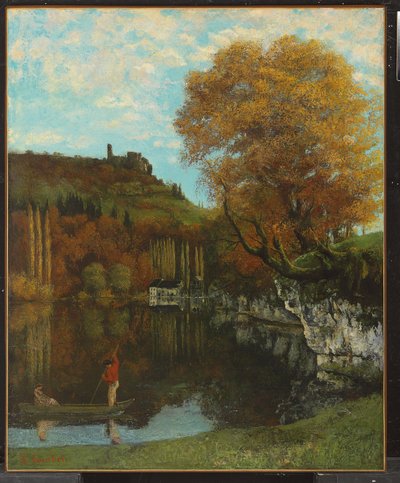 Der Spiegel von Scey-en-Varais, 1864-68 von Gustave Courbet