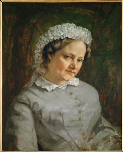 Madame Proudhon, Ehefrau des Philosophen Pierre-Joseph Proudhon von Gustave Courbet