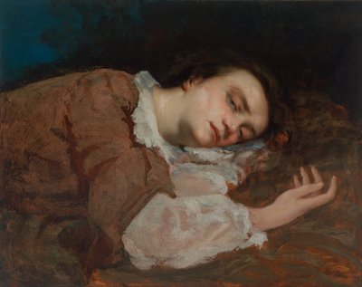 Studie für Les Demoiselles des bords de la Seine (Sommer) von Gustave Courbet