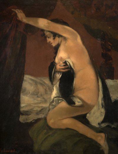 Studie für Venus in Venus und Psyche, 1865 von Gustave Courbet