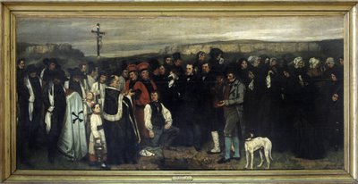Das Begräbnis in Ornans - von Gustave Courbet, Musée d
