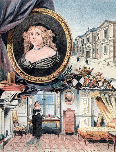 Porträt der Marquise von Sevigne von Gustave Demoulin