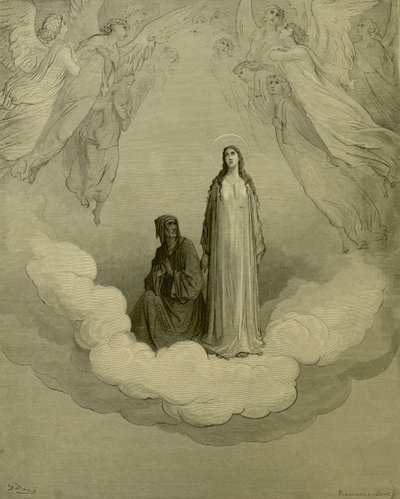 Gustave Doré - Paradiso, c. XXI, v. 1-3 von Gustave Dore