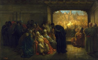 Das Haus des Kaiphas von Gustave Dore