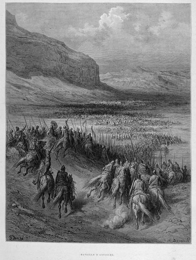 Schlacht von Antiochia während des Ersten Kreuzzugs von Gustave Doré von Gustave Dore