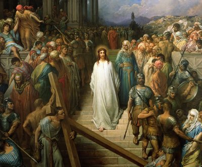 Christus verlässt das Prätorium Christ quittant le prétoire, zwischen 1874 und 1880 von Gustave Dore