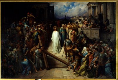 Christus verlässt den Priester von Gustave Dore