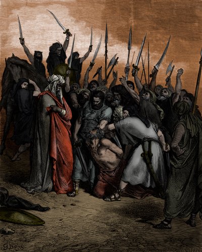 Tod von Agag von Doré - Bibel von Gustave Dore