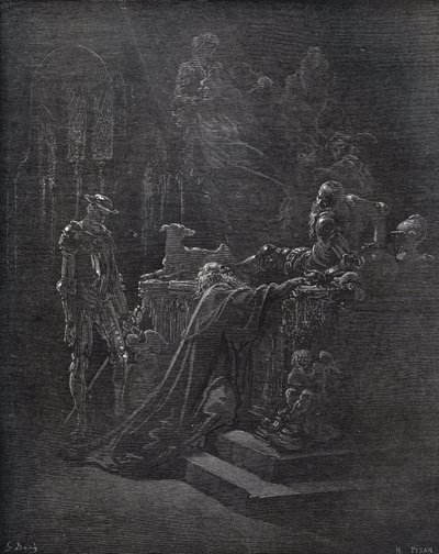 Don Quijote, Montesinos und Durandarte in Montesinos