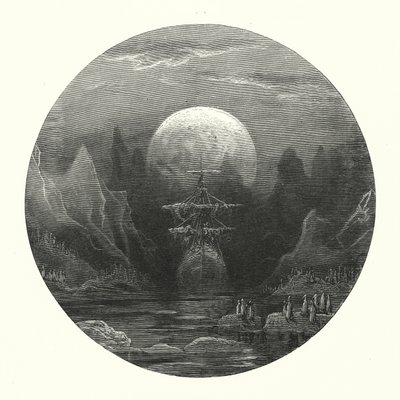 Gustave Doré Illustration für Coleridges Rime of the Ancient Mariner von Gustave Dore