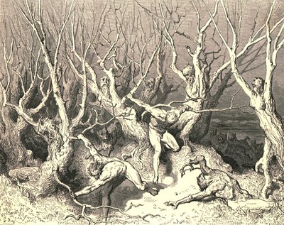 Eile jetzt, rief der Vorderste, jetzt eile dem Tod entgegen! von Gustave Dore
