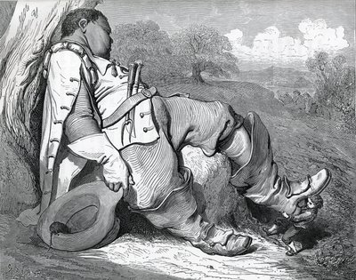 Illustration für „Le petit poucet“, geschrieben 1697 von Charles Perrault (1628-1703) von Gustave Dore