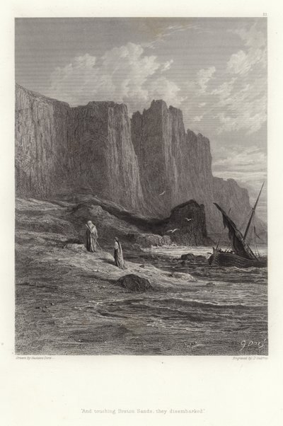 Illustration für Vivien von Alfred Tennyson von Gustave Dore