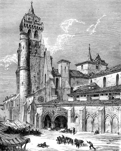 Monasterio de las Huelgas, Burgos, Spanien, 19. Jahrhundert von Gustave Dore