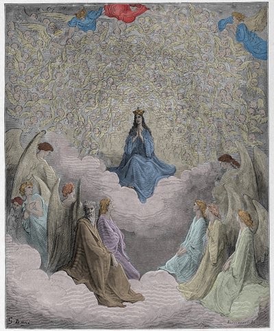 Paradiso, Gesang 31: Die Himmelskönigin von Gustave Dore