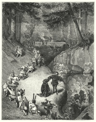 Riquet mit der Locke (Stich) von Gustave Dore