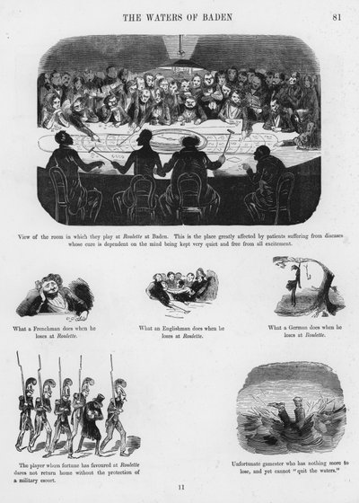 Humorvolle und groteske Skizzen von Gustave Doré (Gravur) von Gustave Dore