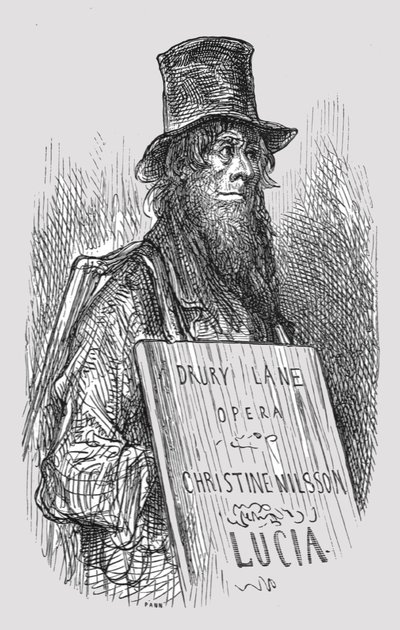 Das belebte Sandwich, 1872 von Gustave Dore