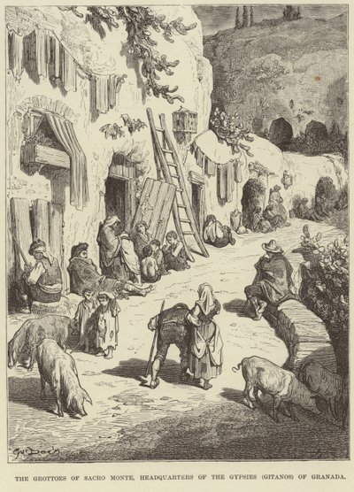 Die Grotten von Sacro Monte von Gustave Dore