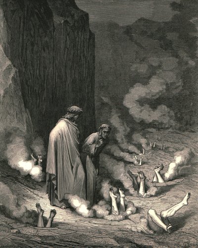 Da stand ich wie der Mönch, der einen Mörder zum Tode beichtet von Gustave Dore