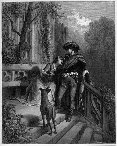 Die zwei Tauben - aus "Fabeln" von Jean de La Fontaine von Gustave Dore