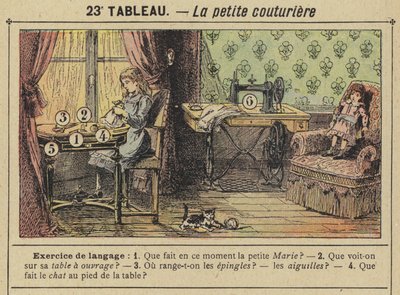 Die kleine Näherin von Gustave Fraipont