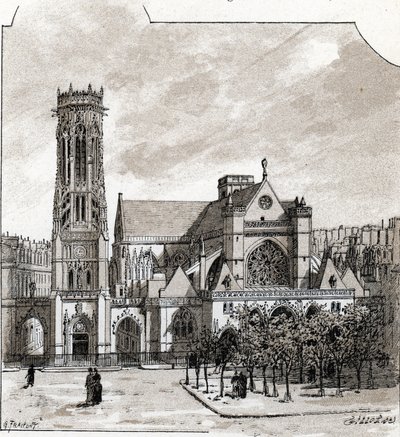 Ansicht der Kirche Saint Germain l