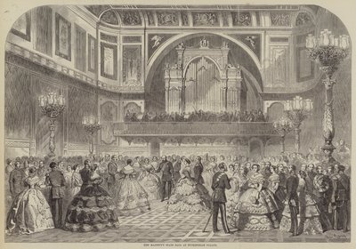 Der Staatsball Ihrer Majestät im Buckingham Palace von Gustave Janet
