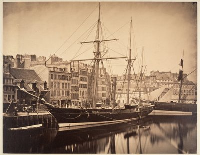 La Reine Hortense - Yacht des Kaisers, Havre von Gustave Le Gray