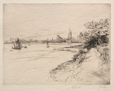 Die Klippe von Orbigny von Gustave Leheutre