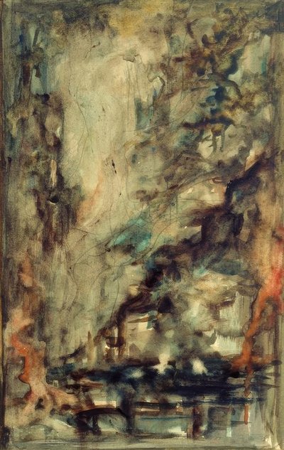 Esquisse (für die zwei Abenteurer und den Talisman (?) ) von Gustave Moreau