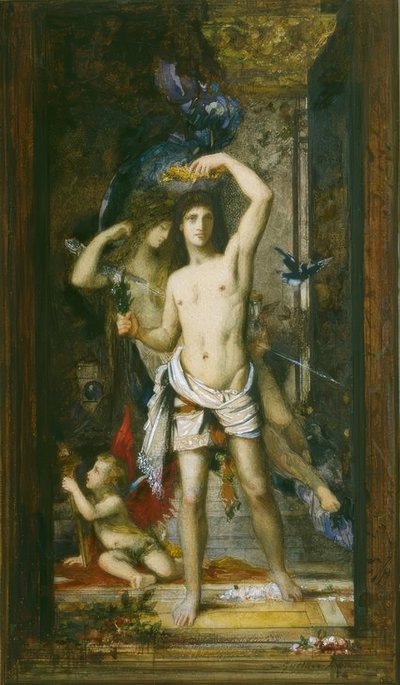 Der junge Mann und der Tod von Gustave Moreau